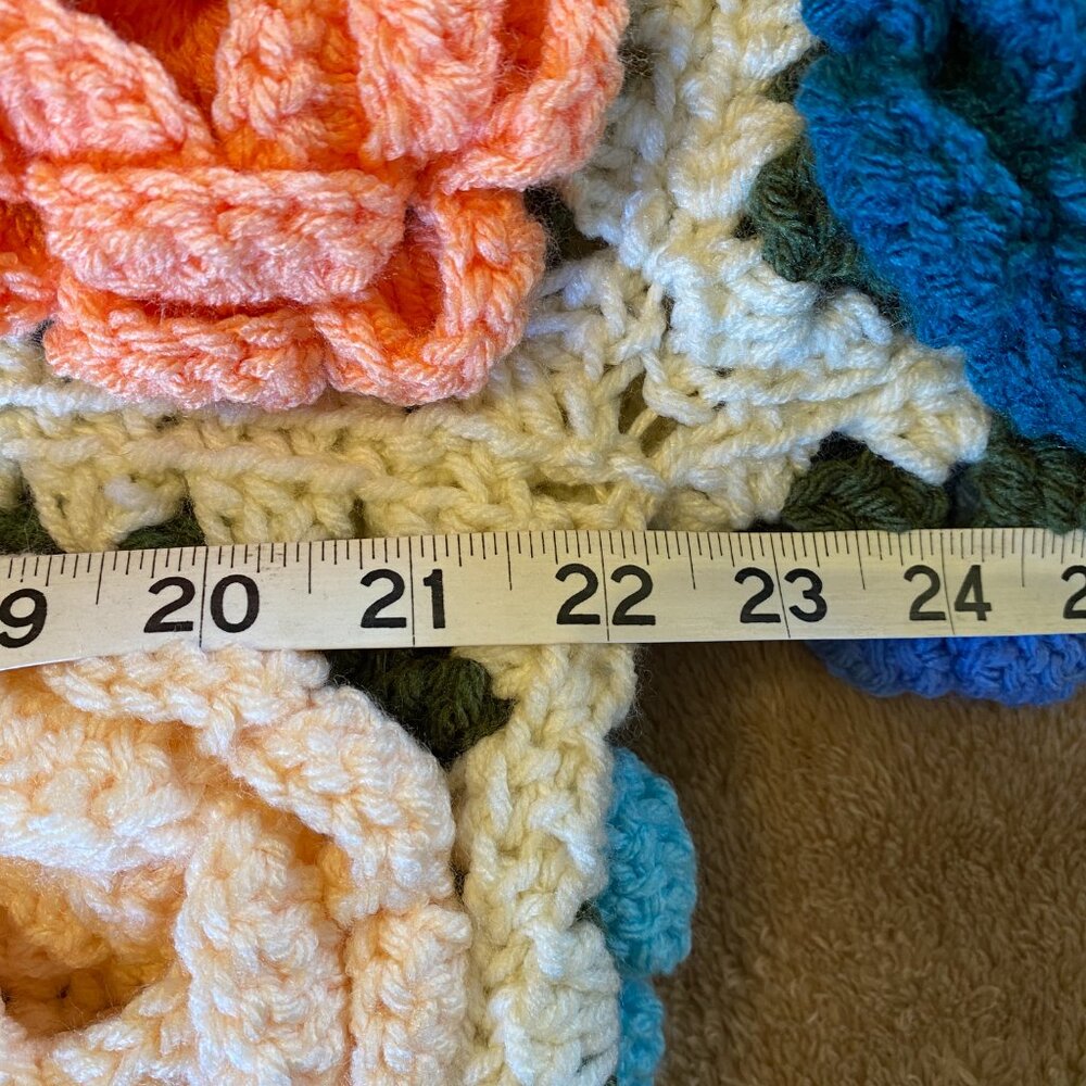 Handmade Crochet Flower Cardigan - Picture 7 of 11
